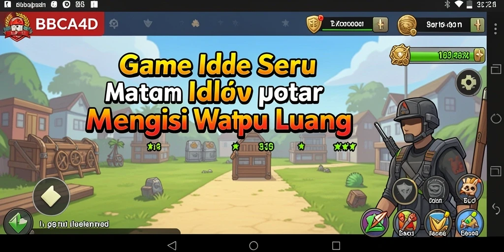 Menampilkan gameplay seru dari BBCA4D dengan strategi Idle.
