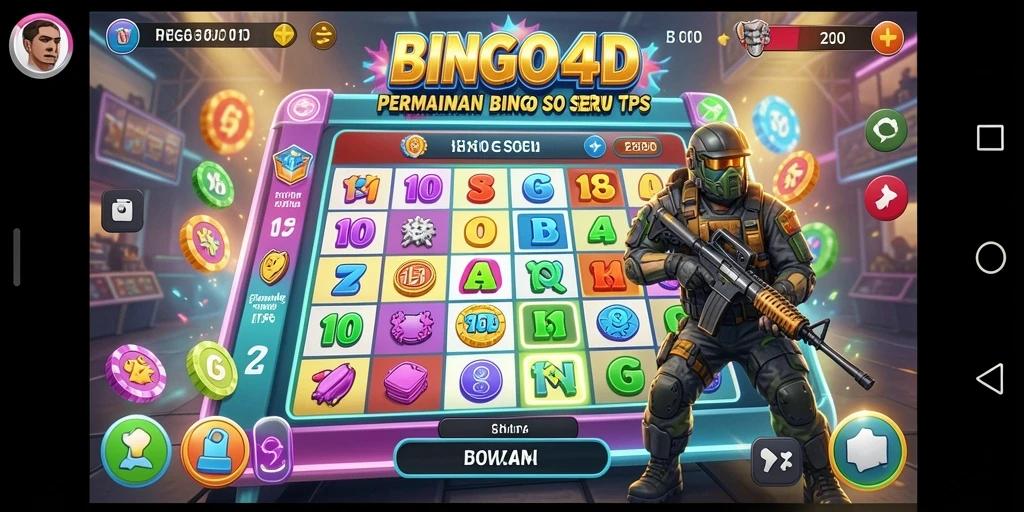 Tampilan menarik gameplay seru di BINGO4D dengan atmosfer kompetitif.