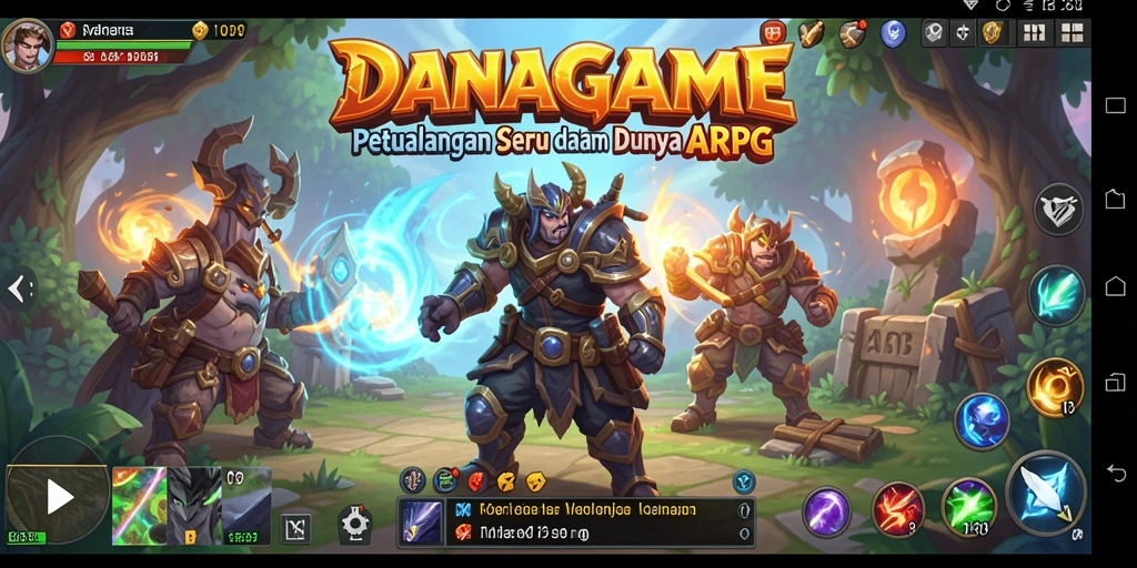 Tampilan gameplay menakjubkan dalam dunia ARPG yang penuh petualangan.