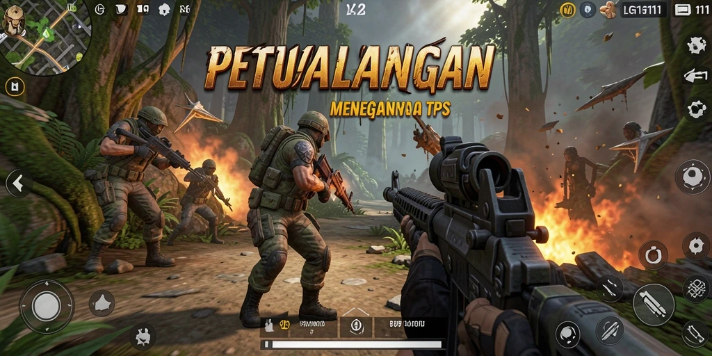 Tampilan gameplay petualangan menegangkan di LG111.