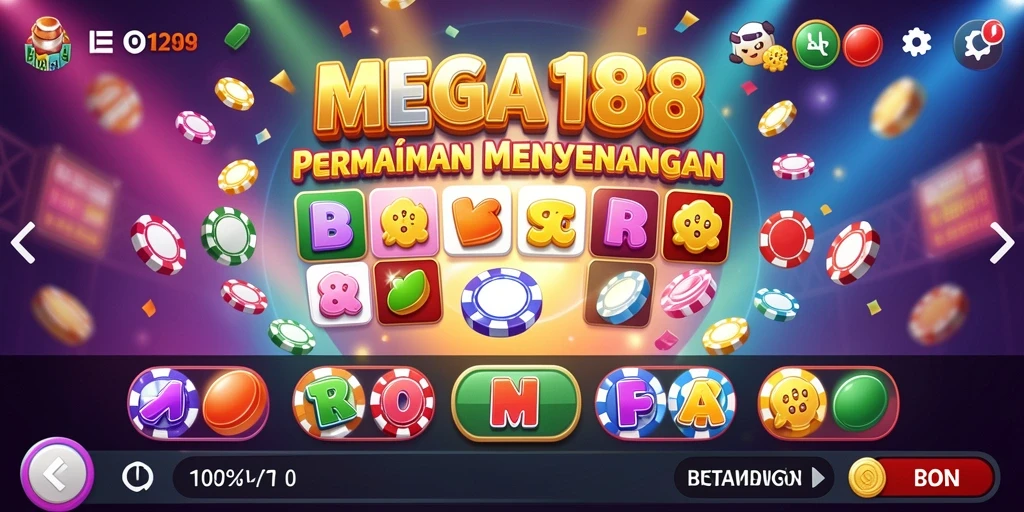 Tampilan gameplay Bingo yang menegangkan dan seru di MEGA188.