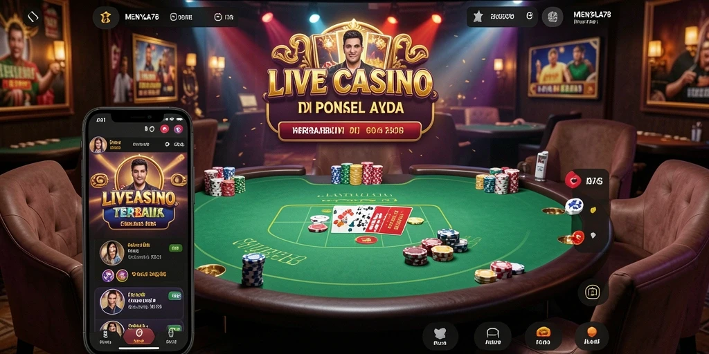 Tampilan screenshot MENYALA78 yang menampilkan dealer live dalam aksi.