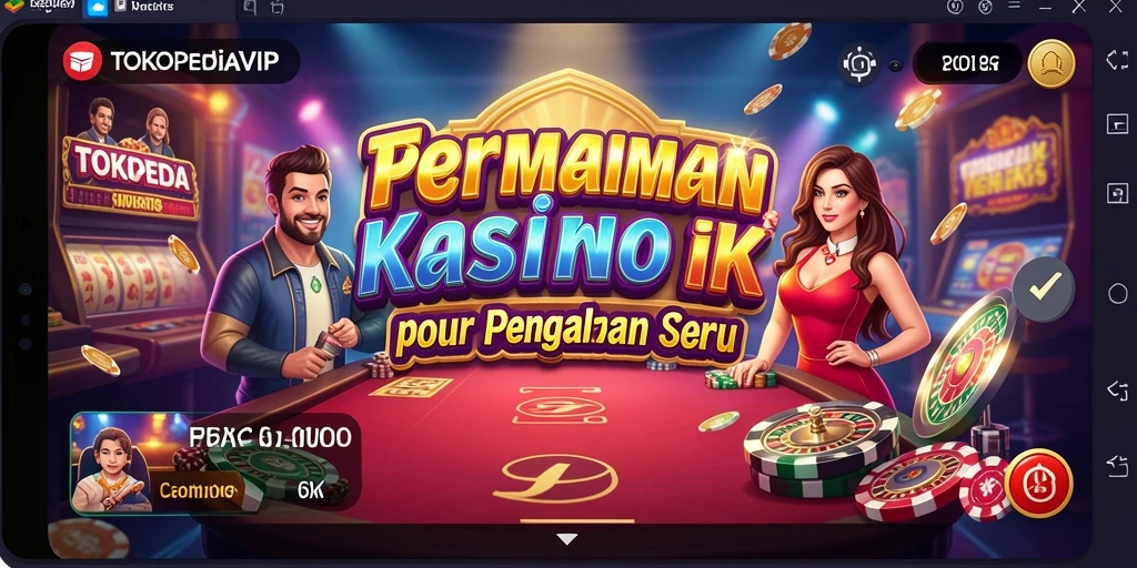 Gameplay menawan dari TOKOPEDIAVIP dengan berbagai pilihan permainan Kasino.